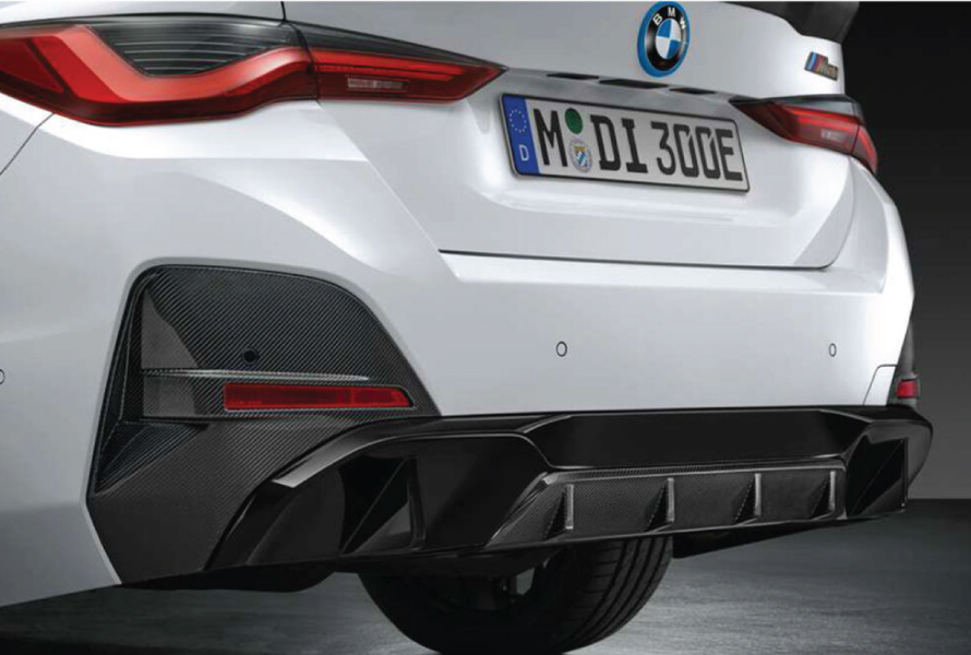 M Performance Rear Diffuser In Carbon Fibre. 