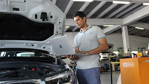 Vehicle check bmw